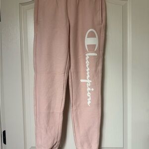 Champion light pink sweat pants